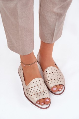 Baleriny Model S.Barski LR51-922 Beige - Step in style