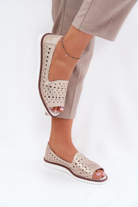 Baleriny Model S.Barski LR51-922 Beige - Step in style