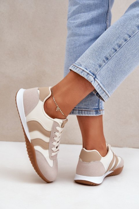 Buty Sportowe Model Maretina BL582P Beige - Step in style