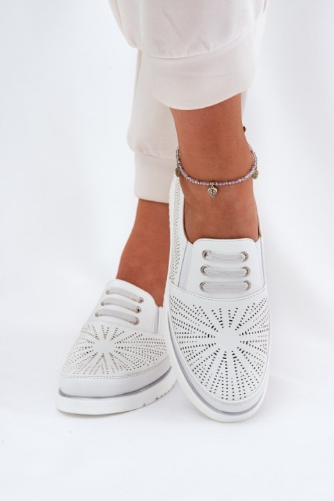 Półbuty Model Azethia 25PB02-9033 White - Step in style