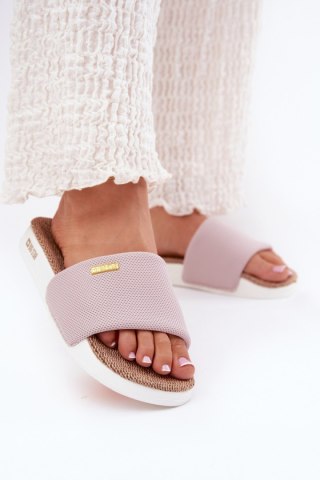 Sandał Klapki Model Big Star RR274A105 Light Pink - Step in style