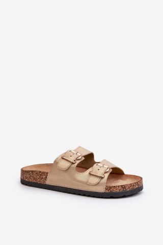 Sandał Klapki Model Fronila 24DZ21-7220 Gold - Step in style