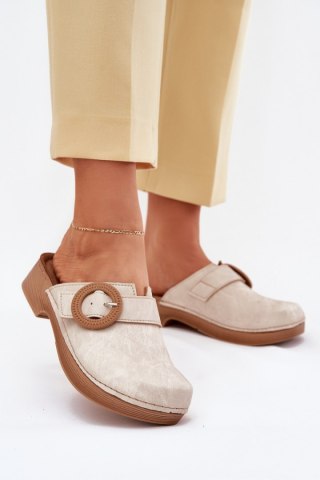 Sandał Klapki Model Inblu TF000001 Beige - Step in style