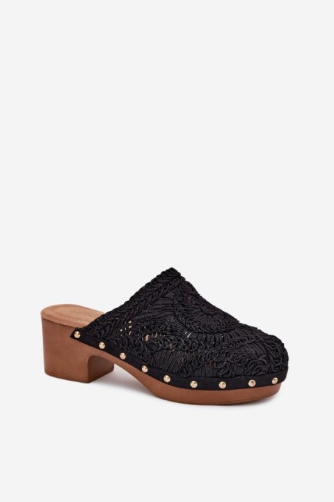 Sandał Klapki Model Senevia C-389 Black - Step in style