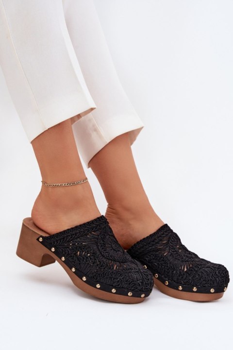 Sandał Klapki Model Senevia C-389 Black - Step in style