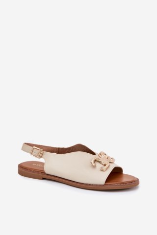 Sandały Model Amelira 25SD35-8775 Beige - Step in style