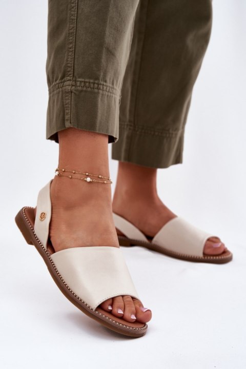Sandały Model Dereka 25SD35-8783 Beige - Step in style
