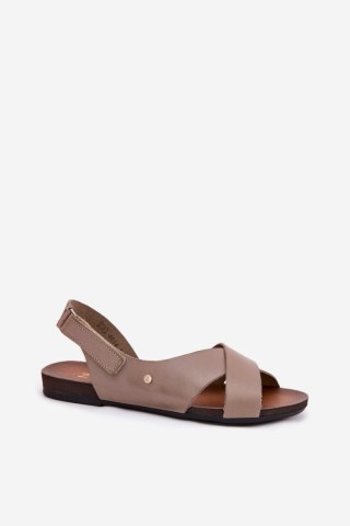 Sandały Model Zazoo 40141 Dark Beige - Step in style