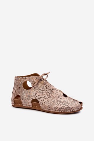 Botki Model Maciejka 03426-02 Beige - Step in style