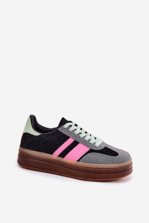 Buty Sportowe Model Ovivene BL607P Black - Step in style