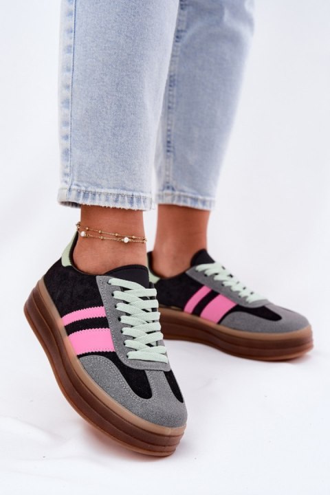Buty Sportowe Model Ovivene BL607P Black - Step in style