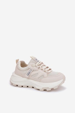 Buty Sportowe Model Prononice 25SP36-8511 Beige - Step in style