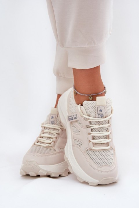 Buty Sportowe Model Prononice 25SP36-8511 Beige - Step in style