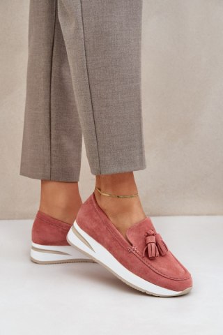 Mokasyny Model Challavia G-55 Pink - Step in style