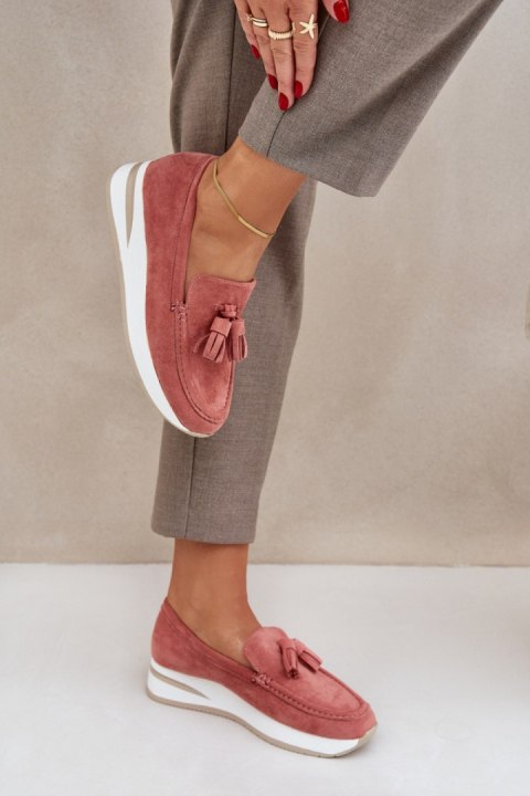 Mokasyny Model Challavia G-55 Pink - Step in style