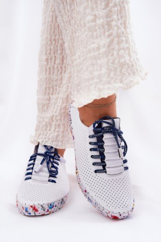 Półbuty Model Artiker 52C1713 White/Navy - Step in style