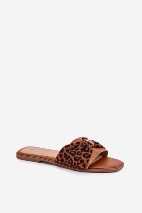 Sandał Klapki Model Avenza BJ702 Camel - Step in style