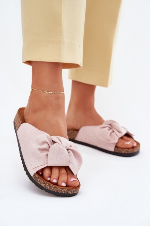 Sandał Klapki Model Seressa WD293 Light Pink - Step in style