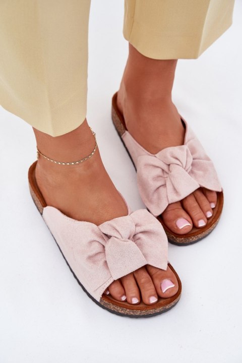 Sandał Klapki Model Seressa WD293 Light Pink - Step in style