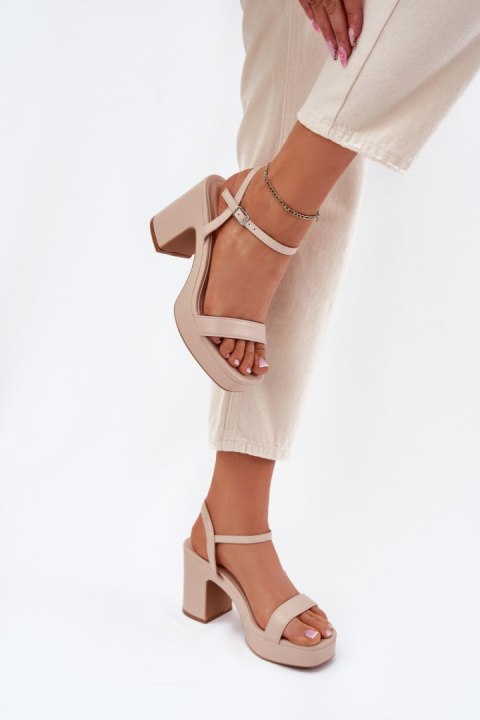 Sandały Model Lillita 6896 Beige - Step in style