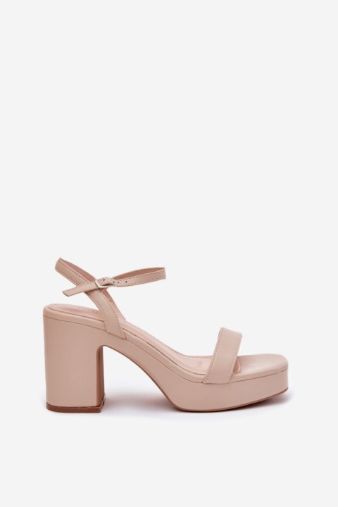 Sandały Model Lillita 6896 Beige - Step in style