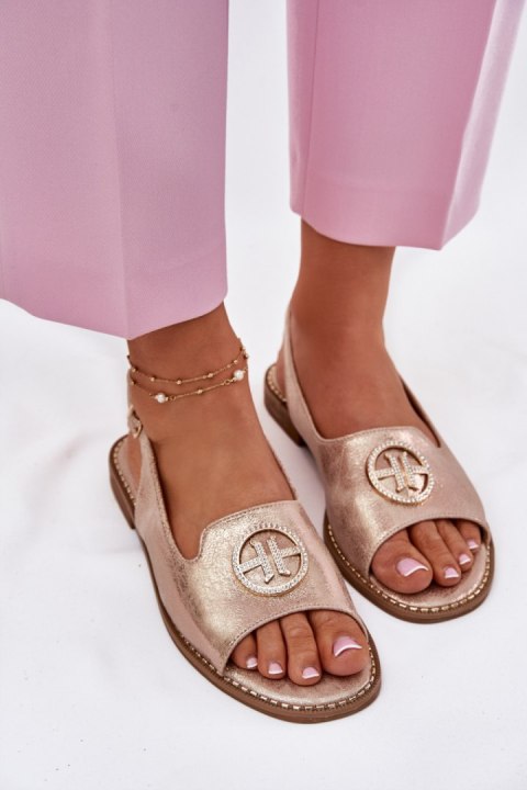 Sandały Model S.Barski KV51-002 Pink Gold - Step in style