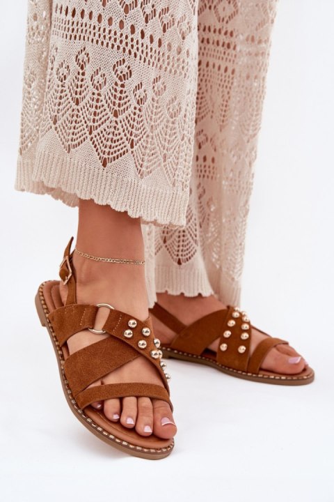 Sandały Model Zanira LX9616 Camel - Step in style