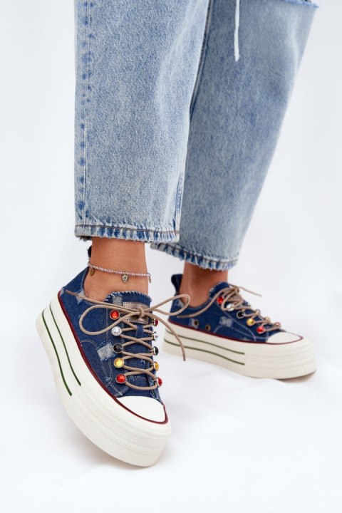 Trampki Model Goe RR2N4103 Navy - Step in style