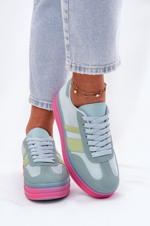Buty Sportowe Model Ovivene BL607P Blue - Step in style