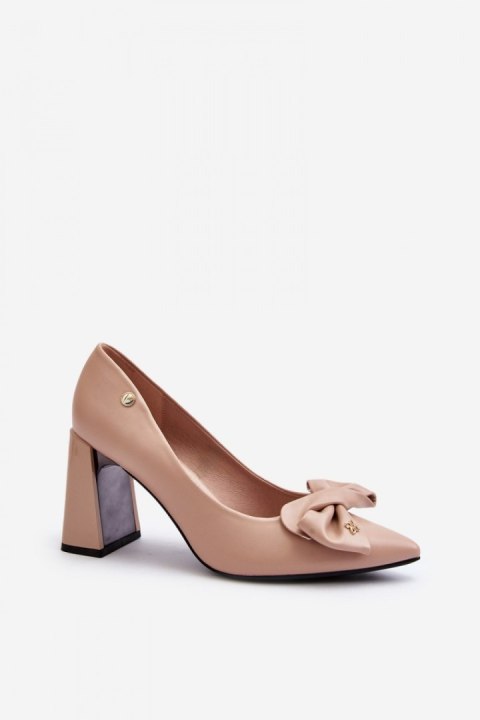 Czółenka Model Ariemessa 62104 Beige - Step in style