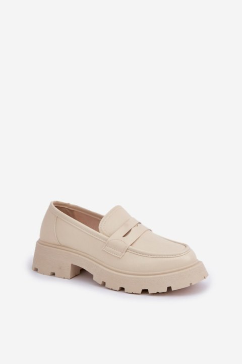 Mokasyny Model Sendall VG278 Light Beige - Step in style