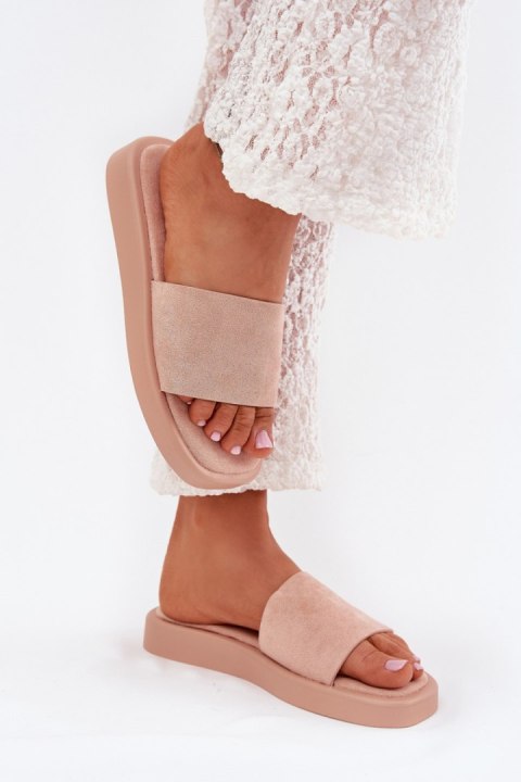 Sandał Klapki Model Jorina 5178 Pink - Step in style