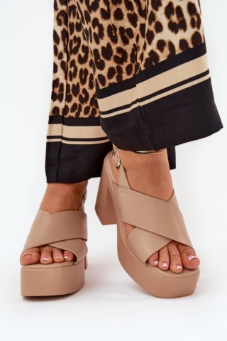 Sandały Model Annavin 218-3 Khaki - Step in style
