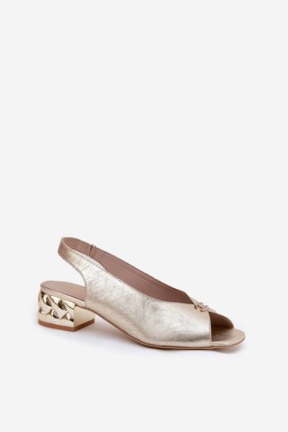 Sandały Model CheBello 4724 Gold - Step in style