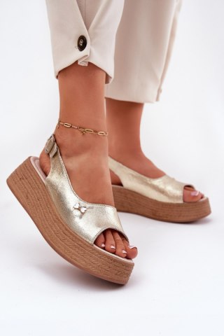 Sandały Model Vinceza 41476 Gold - Step in style