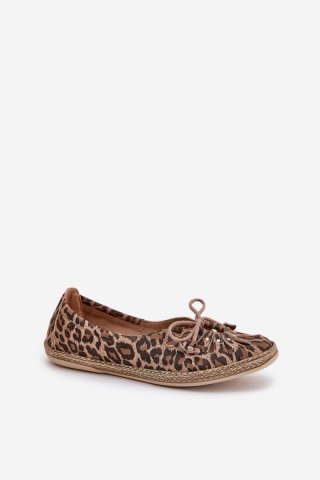Baleriny Model Zazoo Panterka 10179 Brown - Step in style
