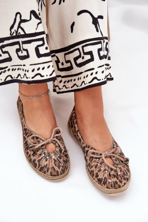 Baleriny Model Zazoo Panterka 10179 Brown - Step in style