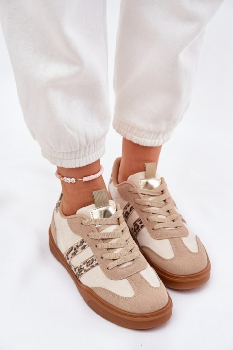Buty Sportowe Model Satylies 1W-N16 Panterka/Beige - Step in style