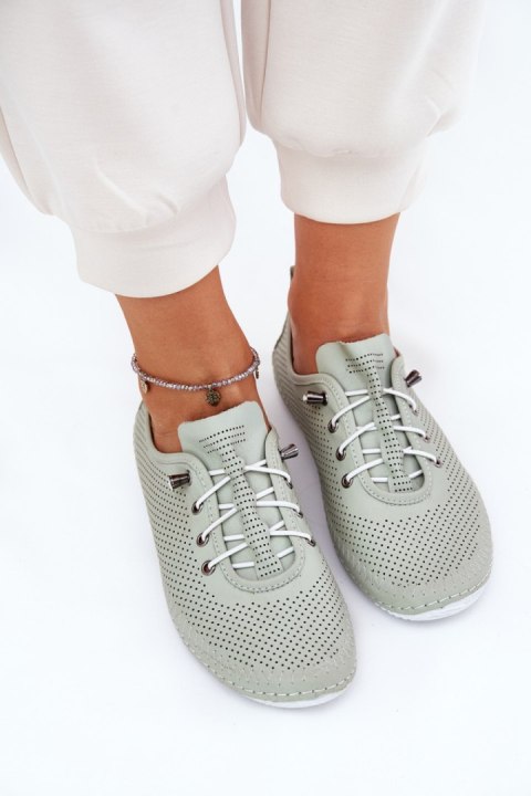 Półbuty Model Artiker 54C0833 Light Green - Step in style