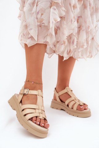 Sandały Model Nendales 5203 Beige - Step in style