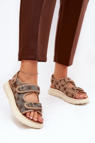 Sandały Model Pefese 88-12 Khaki - Step in style