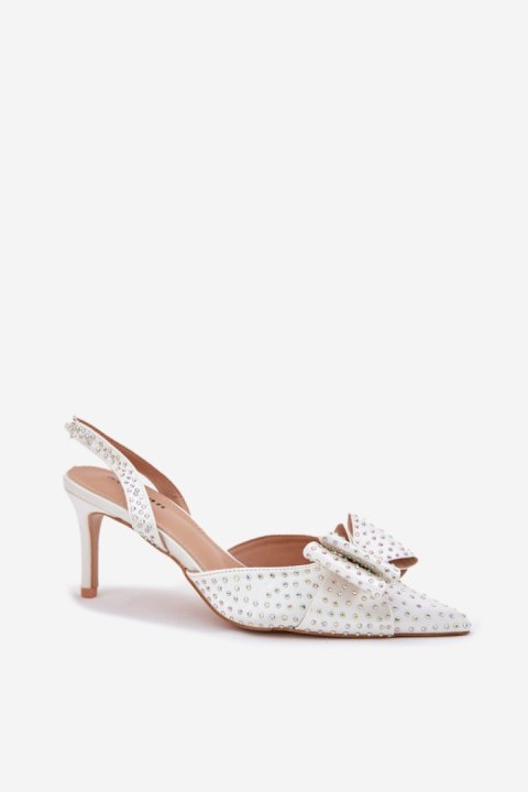 Szpilki Model Nilandriela P-1431 White - Step in style