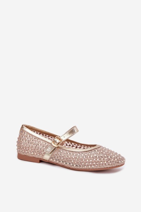 Baleriny Model Avirae JH387P Gold - Step in style