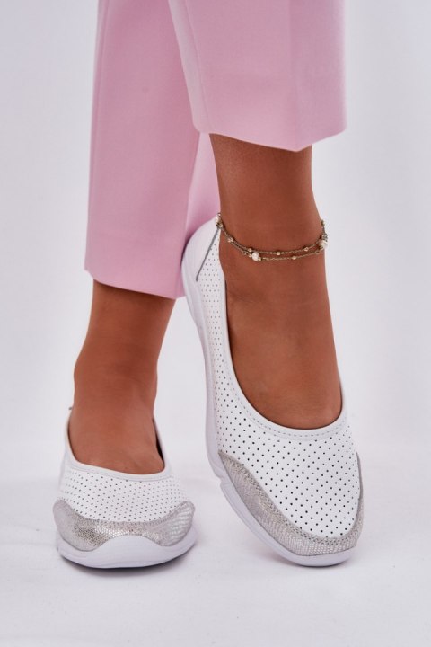 Baleriny Model Lucy 21PB32-3621 White - Step in style