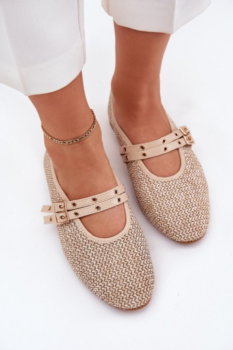 Baleriny Model Partheda 2201 Beige - Step in style