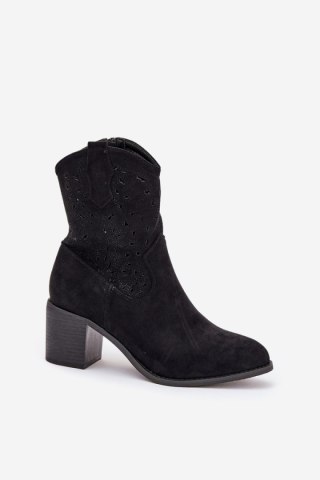 Botki Model S.Barski HY51-125 Black - Step in style