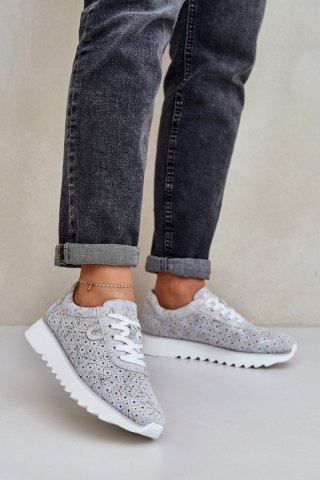 Buty Sportowe Model DA LR51-635 Silver - Step in style