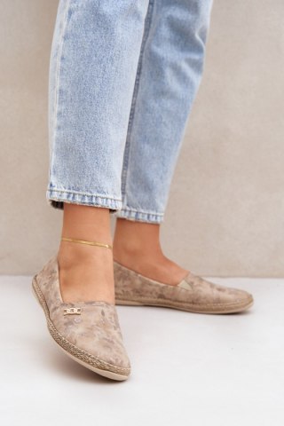 Espadryle Model Zazoo 10177 Beige - Step in style