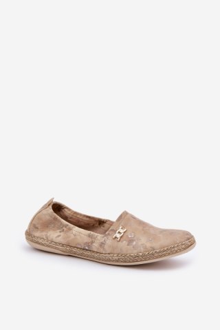 Espadryle Model Zazoo 10177 Beige - Step in style