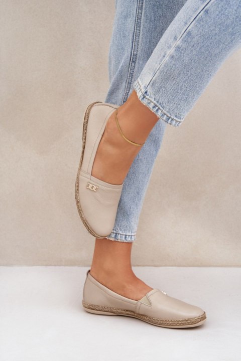 Espadryle Model Zazoo 10177 Beige - Step in style